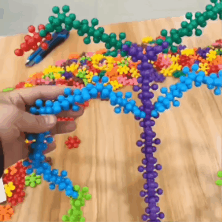 Creatieve Sneeuwvlok Bouwstenen